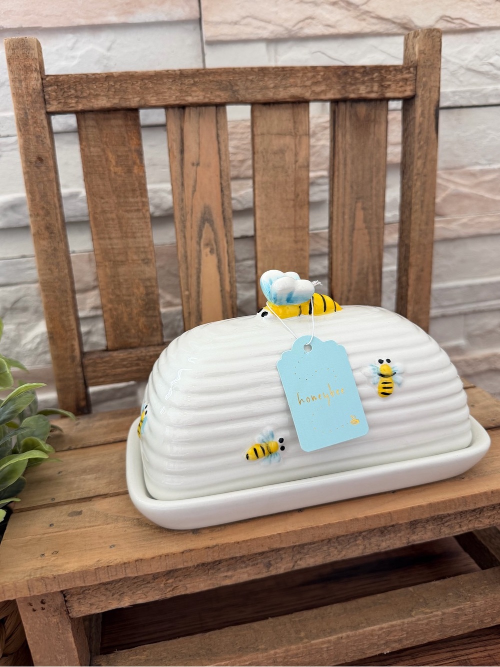 🆕 Honeybee 🐝 Ceramic Butter Dish! - Picture 2 of 7